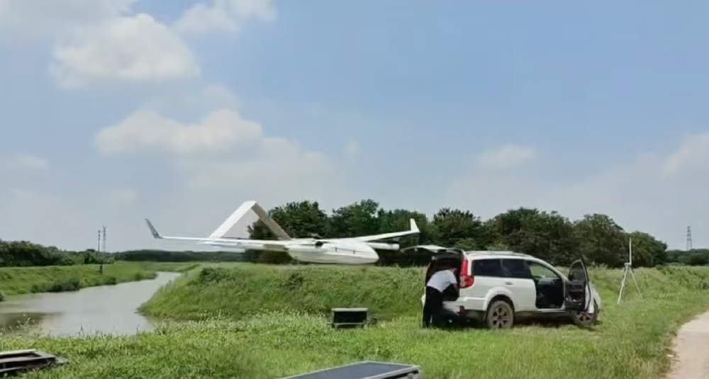 固定翼無人機河道巡查！